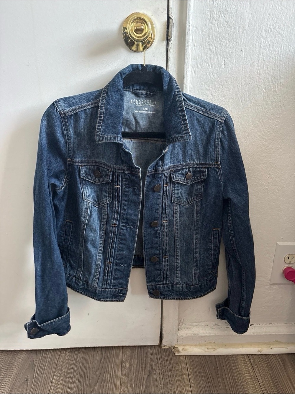 Aeropostale Darkwash Denim Jacket
